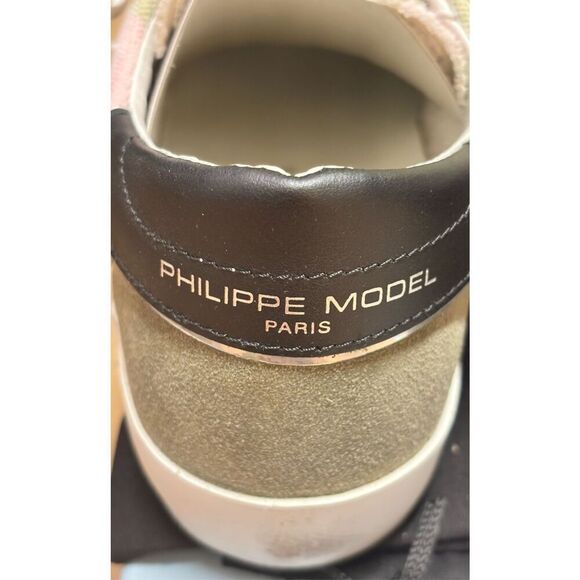PHILIPPE MODEL Paris X Sneaker in camouflage green and pink NWB Size 36/6 - Picture 12 of 14